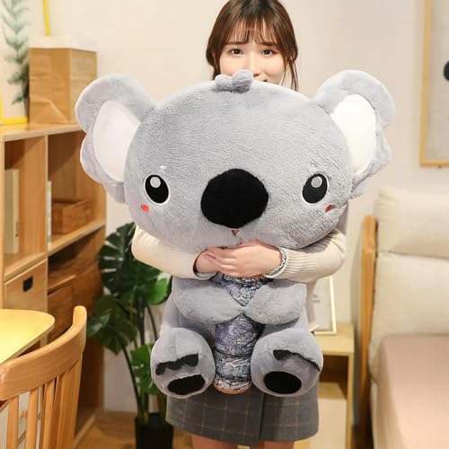 EacTEL Neue Koala Plüsch Spielzeug Cartoon Tier Koala Kawaii Plüsch Puppenbett Sofa Kissen 45cm 1 von EacTEL