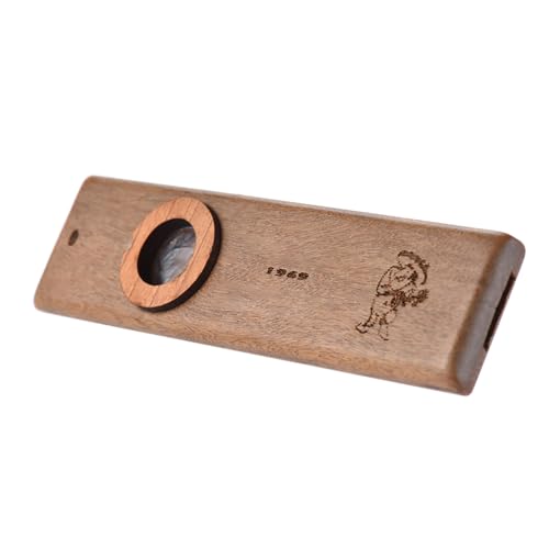 Eacam Klassisches Hölzernen Kazoo, Schöne Muster, Leicht zu Spielenes Musikspielzeug für Kinder für Erwachsene, Gitarre Ukulele Begleitet, Metal Storage Box Eacam Klassisches Hölzernen Kazoo, Schöne Muster, Leicht zu Spielenes Musikspielzeug für Kinder für Erwachsene, Gitarre Ukulele Begleitet, Metal Storage Box von Eacam