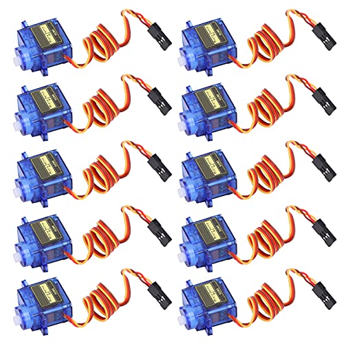 Eacam Servomotor, ABS-Material, Kompatibel mit JR- und FUTABA-Schnittstellen, Kipphebel und Schrauben Im Lieferumfang Enthalten, für Ferngesteuertes Spielzeug und -Projekte von Eacam