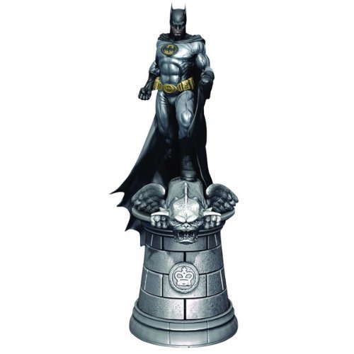 Dc Superhero Chess Collection Magazine #1 and Batman White King Figurine by Eaglemoss von Eaglemoss