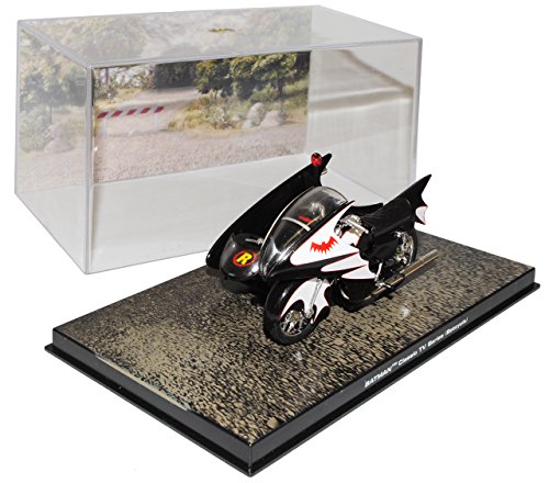 Eaglemoss Classic TV Series Batcycle Batmotorrad Batman Series Film 1/43 Sonderangebot Modell Auto von Eaglemoss