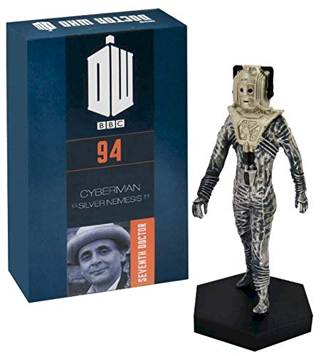 Official Licensed Merchandise Doctor Who Figur Cyberman aus der Silver Nemesis Handbemalt im Maßstab 1:21 Sammlerbox #94 von Eaglemoss