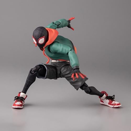 Eamily Across The Universe Miles Morales Man Joints Actionfigur Handgemachte PVC Anime Manga Charakter Modell Statue Figur Sammlerstücke Dekorationen Geschenke von Eamily