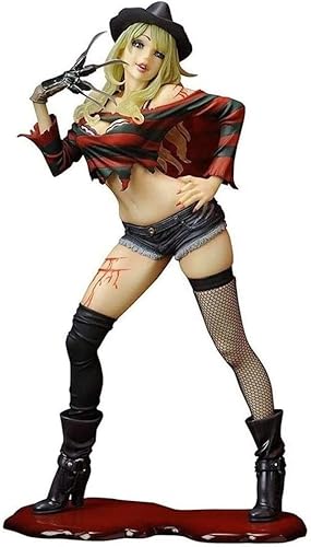 Eamily Anime Actionfigur Freddy vs Jason PVC Figuren Sammlerstück Modell Charakter Statue Spielzeug Desktop Ornamente von Eamily