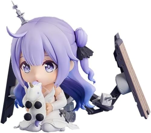 Eamily Anime-Figuren, Azur Lane-Figur, PVC, HMS, Einhorn-Figur, 10 cm, Modellstatue, Anime-Figurensammlung, Desktop-Dekorationen von Eamily