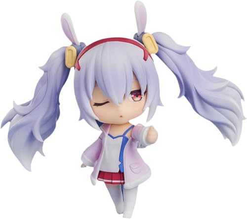 Eamily Anime-Spielfiguren, Azur Lane, bewegliches Gesicht, veränderbar, Uss Laffey, niedliche Puppen-Ornamente, stehendes Modell, 10 cm von Eamily