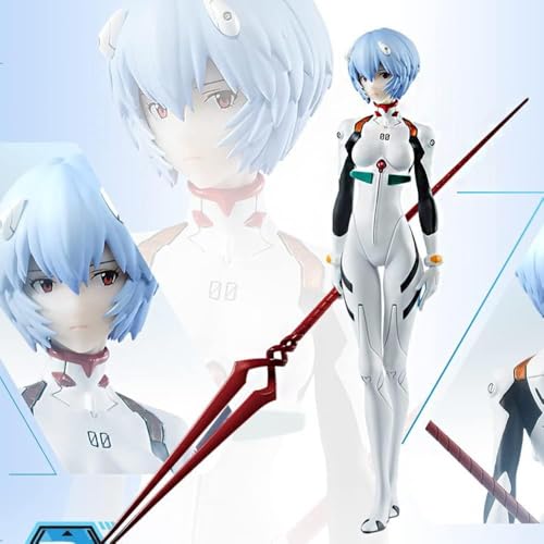 Eamily Asuka Langley Soryu Figur – Battle Damage Unkempt Edition Kostüm – Anime Peripherie-Figur (18 cm) (Ayanami Rei) von Eamily