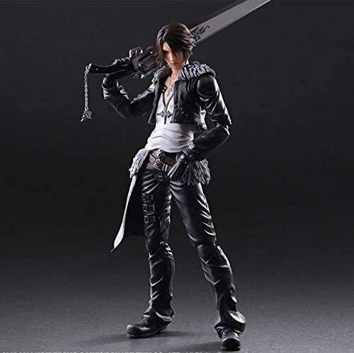 Eamily Final Fantasy 8 Squall Leonhart Anime Action Figure Collectible Model Statue Toys PVC Figuren Desktop Ornamente von Eamily