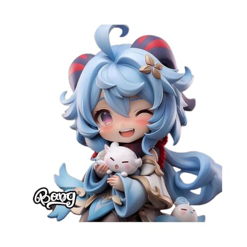 Eamily Für Ganyu, Yae Miko Genshin Impact Anime-Actionfigur, Modell, Spielzeug, Puppe, Ornamente, kann gesammelt werden, Überraschungsgeschenke (Ganyu) von Eamily