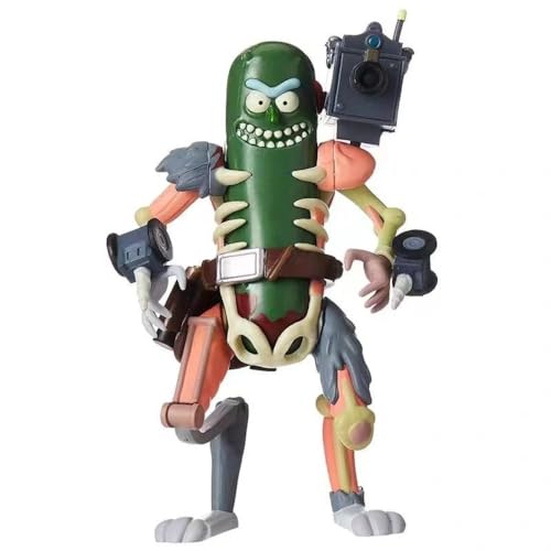 Eamily Für Gurke Rick Anime Charakter Charakter Sammlung Modell Statue Spielzeug PVC Statue Desktop Ornamente von Eamily