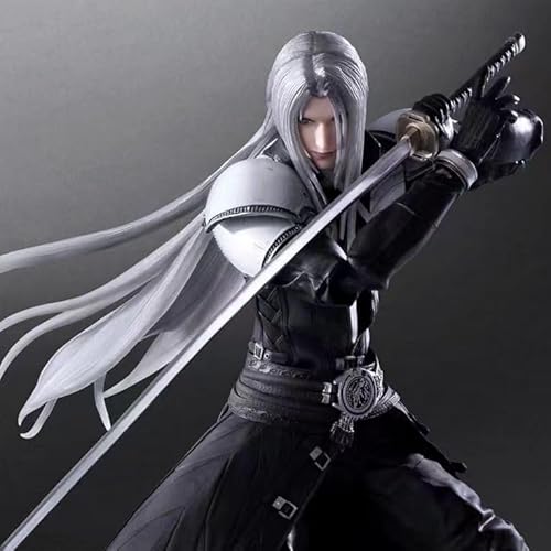 Eamily Für Sephiroth Anime Charaktere Charakter Sammlung Modell Statue Spielzeug PVC Kunststoff Desktop Dekoration von Eamily