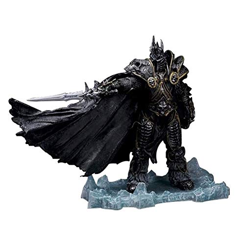 Eamily World Of Warcraft Anime Actionfigur The Lich King Arthas PVC Figuren Sammlerstück Modell Charakter Statue Spielzeug Desktop Ornamente von Eamily