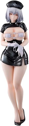 Eamily for Alvina-Chan Figure Cat Ear Girl Figure Uniform Version Standing Position Model PVC Anime Statue Collection Ornaments (Kurosawa Mashiro) von Eamily