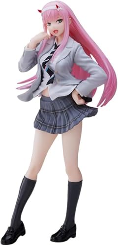 Eamily for Anime DARLING In The FRANXX Zero Two Actionfigur-Ornamente, 19 cm, 02 Charakter, Sammelfigur, Desktop-Modell, Statue, Geschenke (Zero Twoa) von Eamily