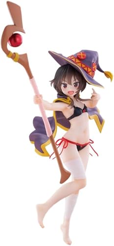 Eamily for Anime Figur Konosuba An Explosion on This Wonderful World Megumin Figure Statue Model PVC Collectibles Ornaments Desktop Decorations Gifts (Type 3) von Eamily