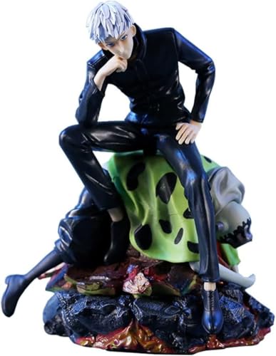 Eamily for Anime Figure Fushiguro Megumi/Gojo Satoru Model Figure Desktop Ornaments (Gojo Satoru+jogo) von Eamily