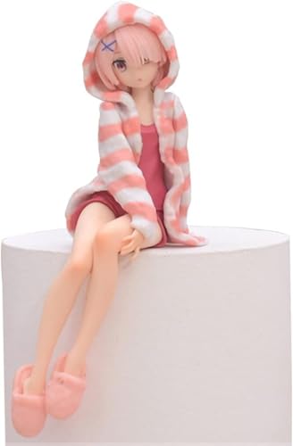 Eamily for Anime Figure Rem and Ram Figure Rem Action Figures Ram and Rem Creative Statue Model Collection Decoration von Eamily