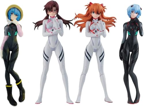 Eamily for Anime Figuren Set Ayanami Rei/Asuka Langley Soryu Figuren Ayanami Rei Actionfigur Statue Modelle PVC Dekoration (Typ 4) von Eamily