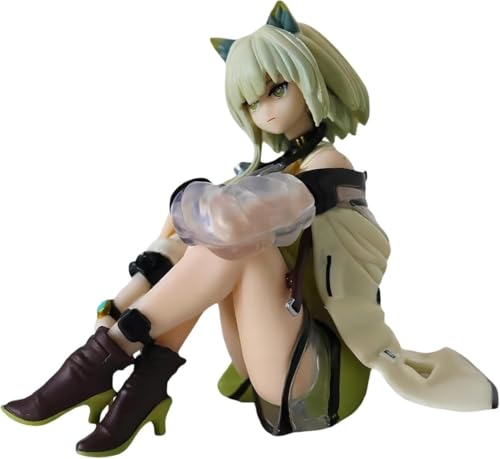 Eamily for Anime Games Arknights Figur sitzend Kal'tsit Handicrafts Models Ornaments Desktop Decoration Suitable for Gift for Anime Fan Gift 10cm von Eamily