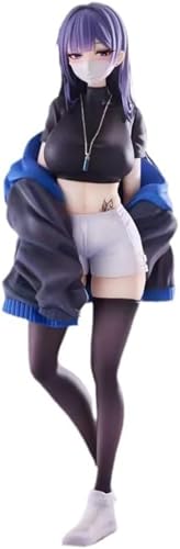 Eamily for Anime Illustration Heavily Armed High School/Ichi Figure Austauschbare Teile Modell Statue (Yuna) von Eamily