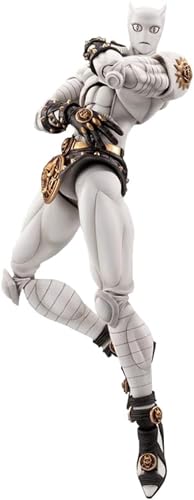 Eamily for Anime Kira Yoshikage Figure Killer Queen Figure Kira Yoshikage Action Figures PVC Statue Model Collectible Decoration (White) von Eamily