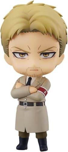 Eamily for Anime Levi Q Version Action Figures Levi Cute Mini PVC Figure Joints Movable Changeable Head and Accessories Statue Model (Reiner Braun) von Eamily