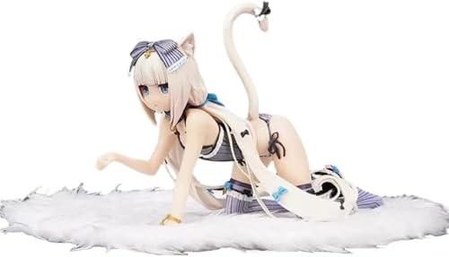 Eamily for Anime Nekopara Action Figure Anime Chocolate and Vanilla Sculpture Decoration Model Figure Statue Cute Beautiful Girl Series (Vanilla) von Eamily