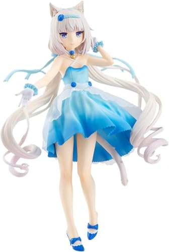 Eamily for Anime Nekopara Actionfigur Anime Schokolade und Vanille Skulptur Dekoration Modell Figur Statue Cute Beautiful Girl Series (Vanilla B) von Eamily