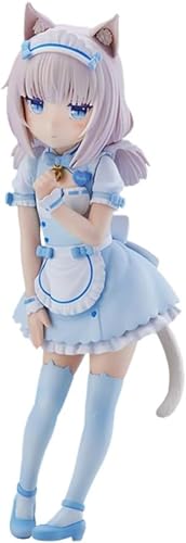 Eamily for Anime Nekopara Actionfigur Schokolade und Vanille liegend Position Modell Figur Statue mit Decke Cute Beautiful Girl Series (Vanilla C) von Eamily