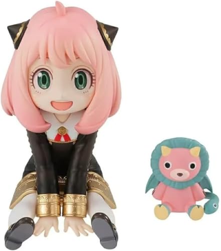 Eamily for Anya Forger Figure Chimera Mini Anime Action Figure Q Version PVC Figure Ornaments (Anya Forger) von Eamily