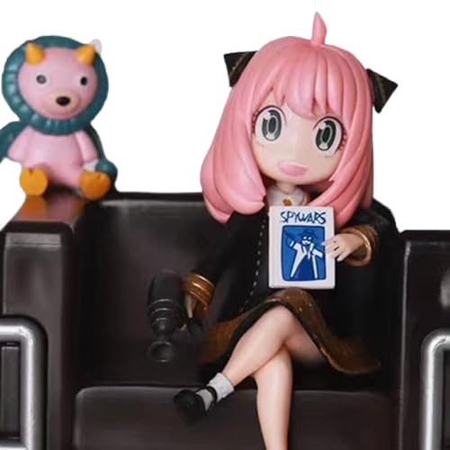 Eamily for Anya Forger Figure Chimera Mini Anime Action Figure Q Version PVC Figure Ornaments (Type 11) von Eamily