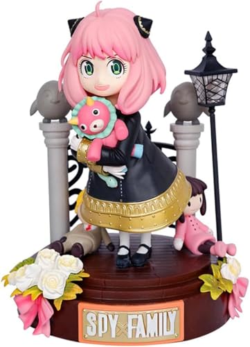 Eamily for Anya Forger Figure Chimera Mini Anime Action Figure Q Version PVC Figure Ornaments (Type 3) von Eamily