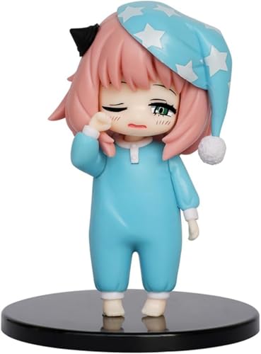 Eamily for Anya Forger Figure Chimera Mini Anime Action Figure Q Version PVC Figure Ornaments (Type7) von Eamily