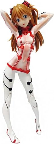 Eamily for Asuka Langley Soryu Figur Modell PVC Katzenohren Hut Sportbekleidung Actionfigur Anime Statue Cartoon Mädchen Figur Sammlerstück Desktop Decor Geschenke (Typ 10) von Eamily