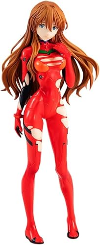 Eamily for Asuka Langley Soryu Figur Modell PVC Katzenohren Hut Sportbekleidung Actionfigur Anime Statue Cartoon Mädchen Figur Sammlerstück Desktop Decor Geschenke (Typ 11) von Eamily