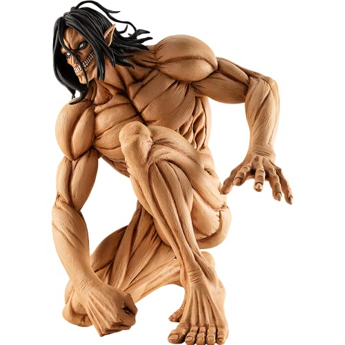 Eamily for Attack on Titan Statue PVC Collectible Gift Statue Anime Model Decoration (Female Titan) (Proto-Giant) von Eamily