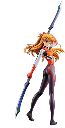 Eamily for Ayanami Rei Figure Action Figure Garden Farming Anime PVC Statue Computer Desk Ornament Decoration Birthday Gift for Fans (Asuka Langley Soryu - Combat Uniform) von Eamily