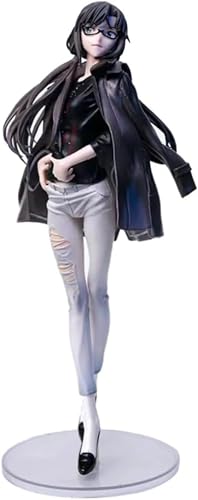 Eamily for Ayanami Rei Figure Action Figure Garden Farming Anime PVC Statue Computer Desk Ornament Decoration Birthday Gift for Fans (Mari Makinami Illustrious - Grey) von Eamily