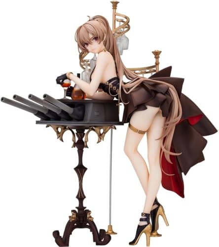 Eamily for Azur Lane Belfast Figur HMS Belfast Anime Action Figur Cheongsam Modell Stehende Statue Desktop Ornamente (Mnf Jean Bart) von Eamily