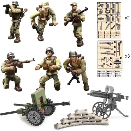 Eamily for Bagged WWII Soldat Man Military Anime Action Figure Model Toy Doll Ornaments Can Be Collected Surprise Gifts (Expeditionary Force) von Eamily