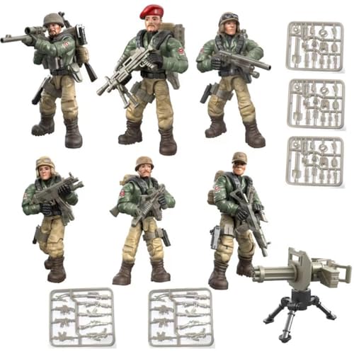 Eamily for Bagged WWII Soldat Man Military Anime Action Figure Model Toy Doll Ornaments Can Be Collected Surprise Gifts (Wolf SWAT (Special Forces)) von Eamily