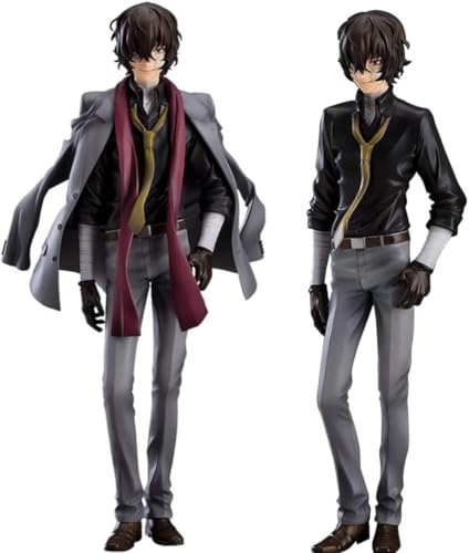 Eamily for Bungo Stray Dogs Figure Dazai Osamu Action Figure PVC Statue Model Anime Figurine Collection Desktop Decorations (Dazai Osamu Type 2) von Eamily