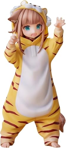 Eamily for Catgirl Anime Figures My Cat is a Lovely Girl Character Figure with Tiger 21.5cm Model Statue for Decoration von Eamily