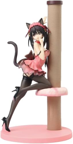 Eamily for Date A Live Anime Figure Kurumi Tokisaki Series Action Figure Kurumi Tokisaki Standing with Waist Crossed Dress PVC Figure Statue Model Ornaments (Type5) von Eamily