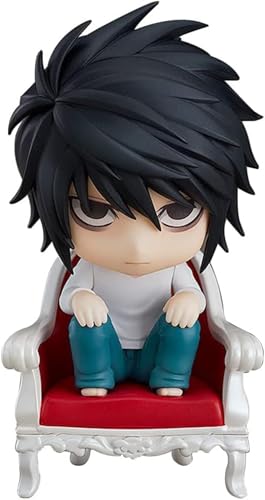 Eamily for Death Note Anime Figurine Collection Ryuuku Q Figure Statue Movable Head Shange Accessories Anime Clay Model Desktop Ornaments (L) von Eamily