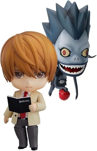 Eamily for Death Note Anime Figurine Collection Ryuuku Q Figure Statue Movable Head Shange Accessories Anime Clay Model Desktop Ornaments (Ryuuku&l) von Eamily