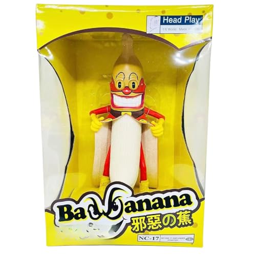 Eamily for Evil Banana Man Figure Handmade PVC Anime Manga Character Model Statue Figure Collectibles Decorations Gifts (Bread Superman) von Eamily