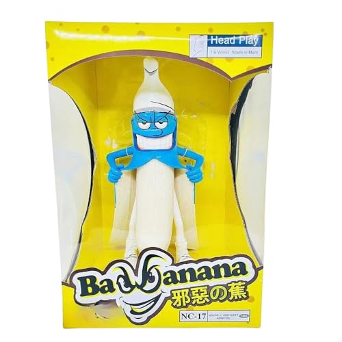 Eamily for Evil Banana Man Figure Handmade PVC Anime Manga Character Model Statue Figure Collectibles Decorations Gifts (Schlümpfe) von Eamily