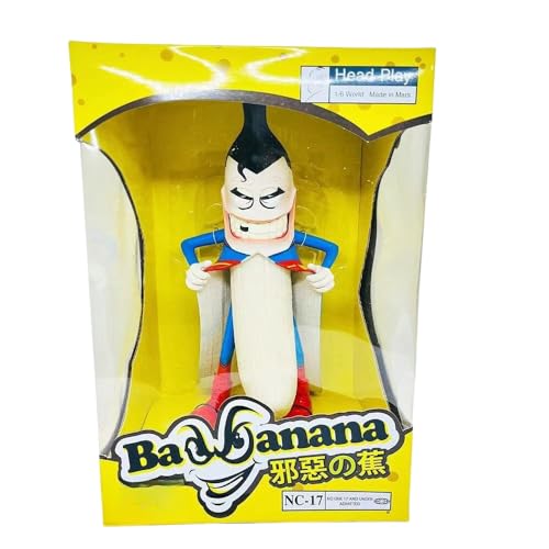 Eamily for Evil Banana Man Figure Handmade PVC Anime Manga Character Model Statue Figure Collectibles Decorations Gifts (Superman) von Eamily