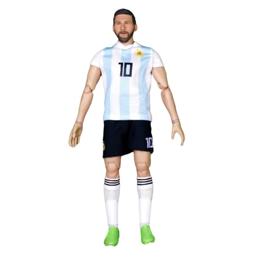 Eamily for Football Star Soldier Figure Handmade PVC Anime Manga Character Model Statue Figure Collectibles Decorations Gifts (Argentina Messi) von Eamily